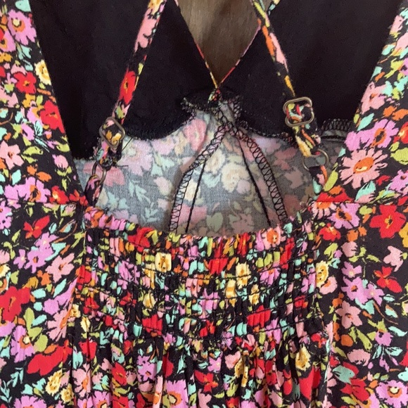 Rewind long floral print dress w criss cross in back boho XS XXL jr - Picture 16 of 17